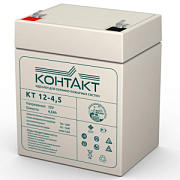Контакт КТ 12-4,5 Аккумулятор герметичный свинцово-кислотный