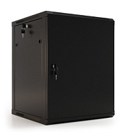 TWB-0666-SR-RAL9004 Шкаф телекоммуникационный 19" настенный 6U