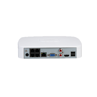 DHI-NVR2104-P-I 4-канальный IP-видеорегистратор с PoE, 4K и H.265+