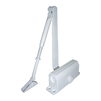 DC-060-I белый Доводчик дверной, механо-гидравлический