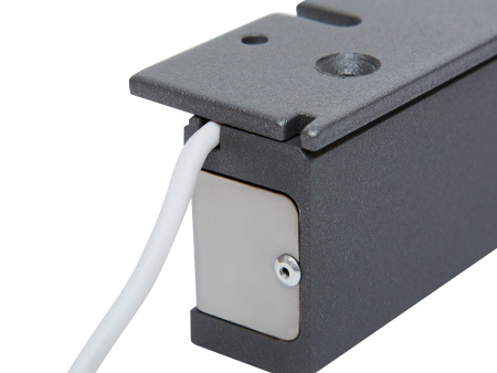 ML-200K-3 Premium Grey с планкой, Электромагнитный замок ACCORDTEC, 200 кг, накладной