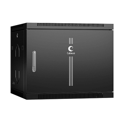SH-05F-9U60/45m-BK (8601c) Шкаф телекоммуникационный 19" настенный 9U