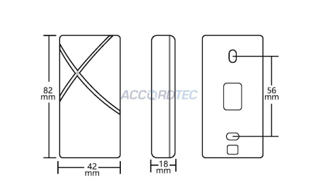 AT-PR500EM BL Считыватель ACCORDTEC EM-Marine