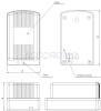AT-12/50_White case Источник стабилизированного питания ACCORDTEC, 12 В, 5 A