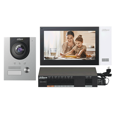 DHI-KTP01(S) Комплект DH-VTO2202F-P+DH-VTH2421FW-P