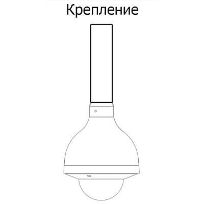 DH-PFA112 Удлинитель для крепления на потолок