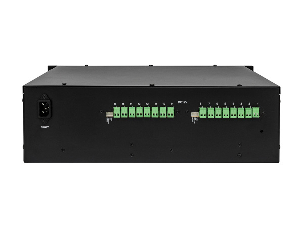 ББП-80х2 v.16 RACK 3U Блок бесперебойного питания ACCORDTEC, 12 В, 16 х 1А