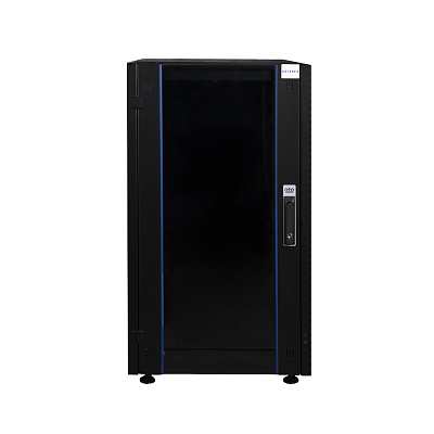 DR-700111 Шкаф нап. 19", 22U 600х800, перед. дв. стек, задн. стен., мет, чер.