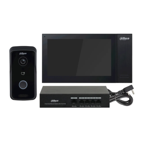 DHI-KTP02 Комплект DH-VTO2111D-P-S2+DH-VTH2421FB-P