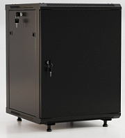 TWB-FC-1545-SR-RAL9004 Шкаф телекоммуникационный 19" настенный 15U