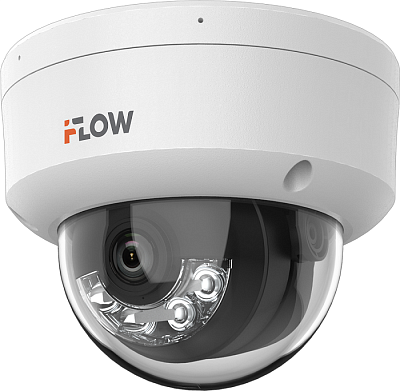 F-IC-2422C2MS(4мм) Бюджетная IP-видеокамера купольная