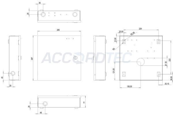 ББП-40 исп.2 Блок бесперебойного питания ACCORDTEC, 12 В, 4 A