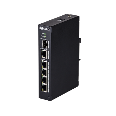 DH-PFS3106-4T 4-портовый неуправляемый коммутатор, промышленное исполнение