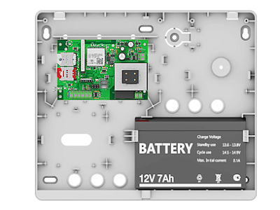 Прибор охранно-пожарный «Контакт GSM-14 А v.2» в корпусе под АКБ 7 Ач с microUSB 