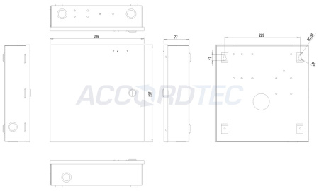 ББП-50 ТР исп.2 Блок бесперебойного питания ТР 043/2017 ACCORDTEC, 12 В, 5 A