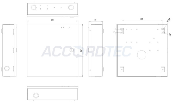 ББП-50 ТР исп.2 Блок бесперебойного питания ТР 043/2017 ACCORDTEC, 12 В, 5 A