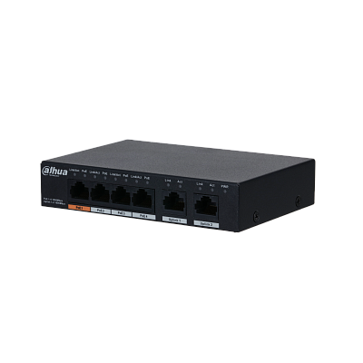 DH-PFS3006-4GT-60 4-портовый неуправляемый коммутатор с РоЕ