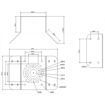 Монтажный кронштейн Dahua DH-PFA151