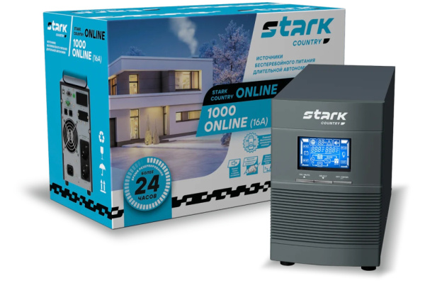 Stark Country 1000 online, 16А Источник бесперебойного питания