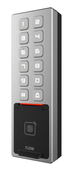 F-KD-2405SMFKBW iFlow Автономный контроллер со встроенным считывателем Mifare и отпечатком пальцев