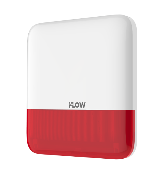 F-PS-401X IFlow Беспроводной уличный оповещатель, красный