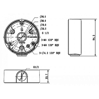 Распределительная коробка Dahua DH-PFA135