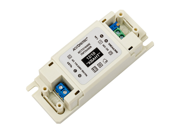 AT-12/10 КВАНТ Источник стабилизированного питания ACCORDTEC, 12 В, 1 A