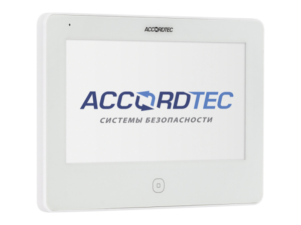 AT-VD770W WH Монитор домофона ACCORDTEC, IP, сенсорный экран