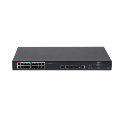 DH-PFS4218-16ET-190 16-портовый управляемый коммутатор с РоЕ, уровень L2