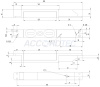 ML-1200N2 c герконом Электромагнитный замок сдвиговый ACCORDTEC, 1200 кг, врезной