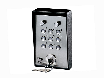 CAME S5000 - Клавиатура кодонаборная накладная, с подсветкой, 9-кнопочная