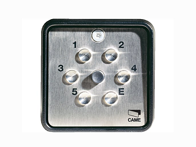 CAME S9000 - Клавиатура кодонаборная беспроводная, накладная, 7-кнопочная